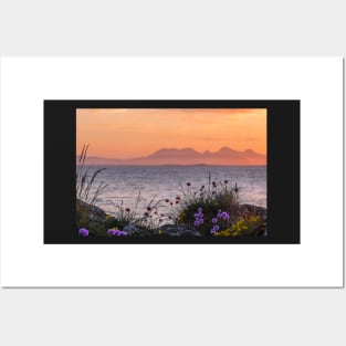 Hebridean sunset Posters and Art